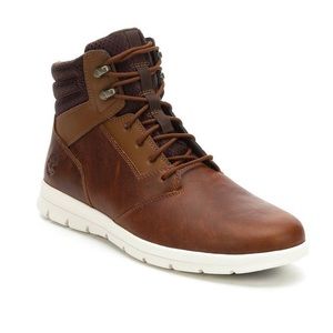 Timberland Men’s Grayson Hoverlite High Top Sneakers Wheat Leather Size 8.5